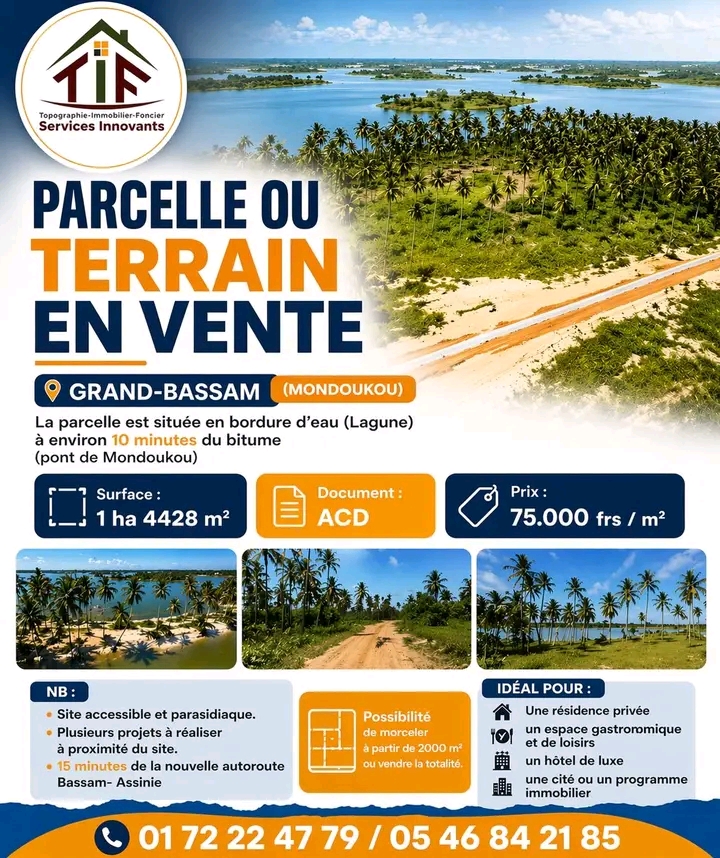 Terrain Grand-Bassam Mondoukou